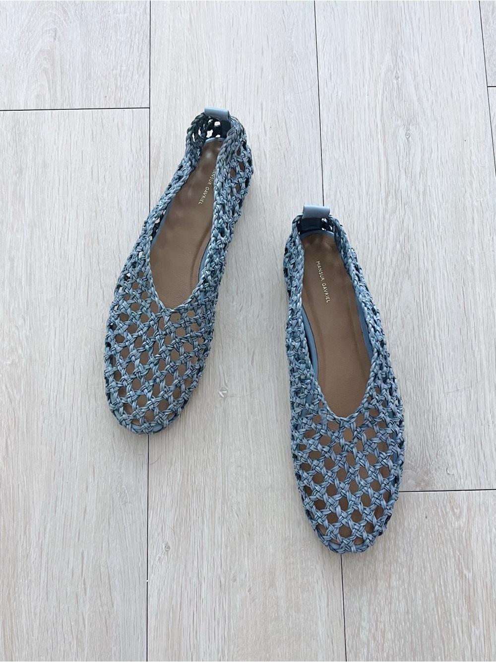 Mansur Gavriel Woven Flat